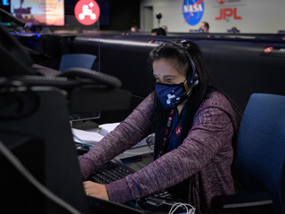 Swati Mohan, Perseverance's guidance, navigation, and controls operations lead 