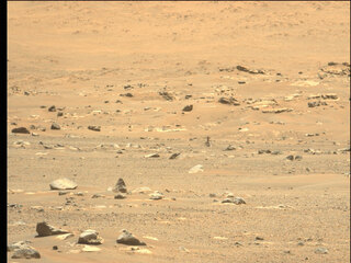 This image of Ingenuity was taken on May 23, 2021 – the day after its sixth flight – by the Mastcam-Z instrument aboard the Perseverance Mars rover.