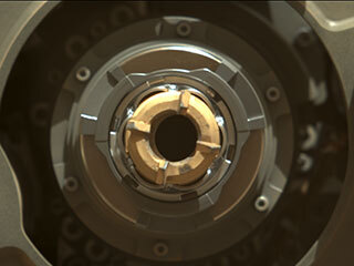 Taken Sept. 1 by Mastcam-Z after Perseverance's sample-coring activities, this image shows the rover's drill with no cored rock sample evident in the sample tube. 