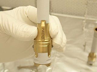 Sample tube number 266 was used to collect the first sample of Martian rock by NASA’s Perseverance rover. The laser-etched serial number helps science team identify the tubes and their contents. 