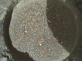 NASA’s Perseverance Mars rover used its WATSON camera took take eight images – combined into this composite image – of a rock abraded by a tool on the rover’s robotic arm. The images were taken on Aug. 27, 2021 (the 185th Martian day, or sol, of the mission).