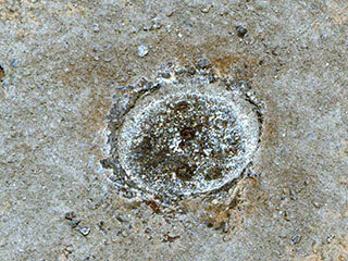 Images of the abrasion targets, nicknamed “ Guillaumes” (left) and “Bellegarde” (right), are from the first and second rocks drilled by Perseverance rover. 