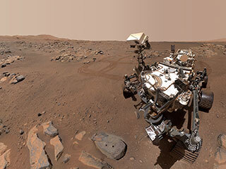 NASA’s Perseverance Mars rover carries two microphones which are directly recording sounds on the Red Planet, including the Ingenuity helicopter and the rover itself at work.