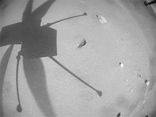 Video from the navigation camera aboard NASA’s Ingenuity Mars Helicopter shows its record-breaking 25th flight on April 8, 2022. Covering 2,310 feet (704 meters) at a max speed of 12 mph (5.5 meters per second), it was the Red Planet rotorcraft’s longest and fastest flight to date. 