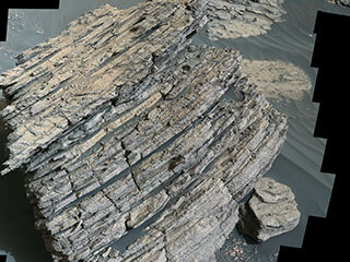 NASA’s Perseverance Mars rover used its Mastcam-Z camera to capture this image of “Bettys Rock” on June 23, 2022, the 477th Martian day, or sol, of the mission. 
