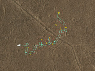 This map shows where NASA’s Perseverance Mars rover will be dropping 10 samples that a future mission could pick up. 