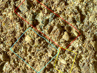 PIXL, one of the instruments aboard NASA’s Perseverance Mars rover, analyzed the chemical makeup of an area of abraded rock dubbed “Ouzel Falls,” finding it rich in minerals containing phosphate, a material found in the DNA and cell membranes of all known life.