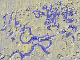 Glacial Ice Deposits in Mid-Latitudes of Mars