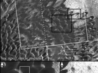 Location Map for Images of Changing Martian Dunes
