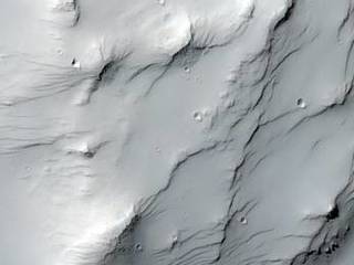 Dust-Mantled Topography near Zephyria Tholus