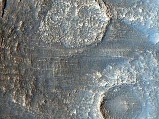 Lobate Debris Apron in Deuteronilus Mensae