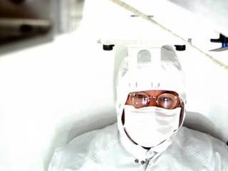 The Mars Descent Imager for NASA's Mars Science Laboratory took this image in October 2008.