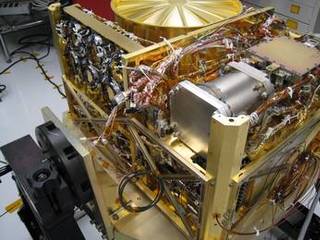 The Sample Analysis at Mars (SAM) instrument, at NASA's Goddard Space Flight Center, Greenbelt, Md., will analyze samples of material collected by the rover's arm.