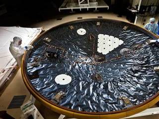 The heat shield for NASA's Mars Science Laboratory is the largest ever built for a planetary mission.
