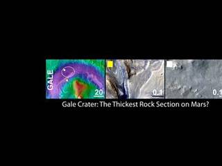 An area inside Gale crater was selected as the landing site for NASA's Mars Science Laboratory mission.