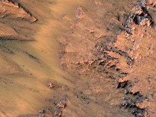 This series of images shows warm-season features that might be evidence of salty liquid water active on Mars today.