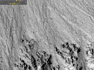 This series of images shows warm-season features that might be evidence of salty liquid water active on Mars today.