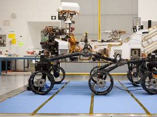 About the size of a small SUV, NASA's Curiosity rover is well equipped for a tour of Gale Crater on Mars.