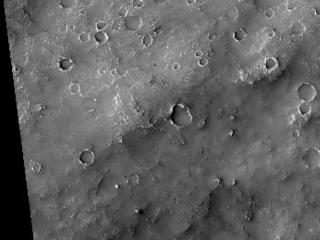 Drainage Near Crater in Terra Sabaea.