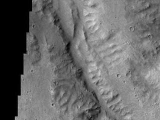 This unnamed channel drains part of Margaritifer Terra.