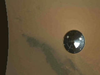 Curiosity's Heat Shield in View