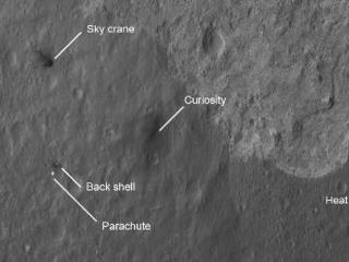 Scene of a Martian Landing