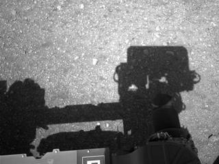 Curiosity Looks Away from the Sun