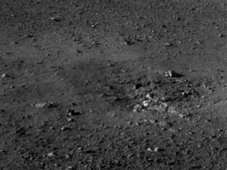 Rocket Thrusters Expose Bedrock