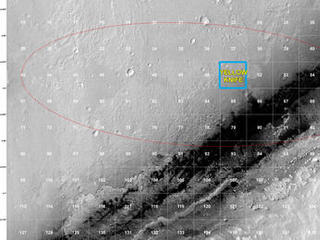The geological context for the landing site of NASA's Curiosity rover is visible in this image mosaic obtained by the High-Resolution Imaging Science Experiment (HiRISE) camera on NASA's Mars Reconnaissance Orbiter.