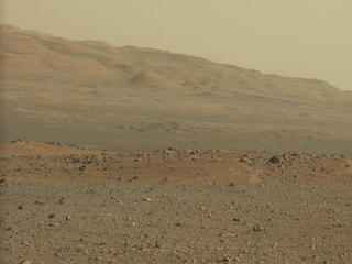 This image is from a series of test images to calibrate the 34-millimeter Mast Camera on NASA's Curiosity rover. It was taken on Aug. 23, 2012 and looks south-southwest from the rover's landing site.