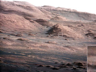 A chapter of the layered geological history of Mars is laid bare in this postcard from NASA's Curiosity rover. The image shows the base of Mount Sharp, the rover's eventual science destination.