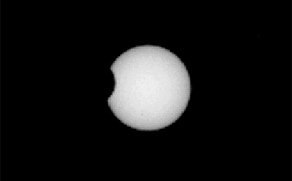 Mars has two small, asteroid-sized moons named Phobos and Deimos.