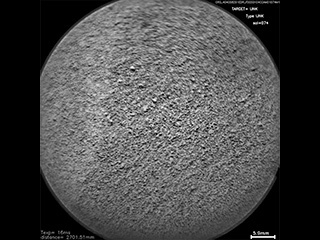 The Chemistry and Camera (ChemCam) instrument on NASA's Mars rover Curiosity used its laser and spectrometers to examine what chemical elements are in a drift of Martian sand during the mission's 74th Martian day, or sol (Oct. 20, 2012).