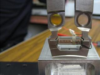 This image shows the cells that hold the soil samples that are vibrated by the Chemistry and Mineralogy (CheMin) instrument on NASA's Curiosity rover.