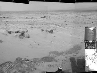 NASA's Mars rover Curiosity drove 6.2 feet (1.9 meters) during the 100th Martian day, or sol, of the mission (Nov. 16, 2012).
