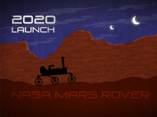 This artist's concept is loosely based on the Curiosity rover in NASA's Mars Science Laboratory mission. Mission planners would potentially leverage aspects of this rover design for a Mars mission designed to launch in 2020.