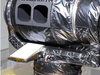 The Mars Climate Sounder instrument, shown here prior to its installation onto NASA's Mars Reconnaissance Orbiter for the mission's 2006 launch, will get a similar-looking sibling at Mars in 2016.