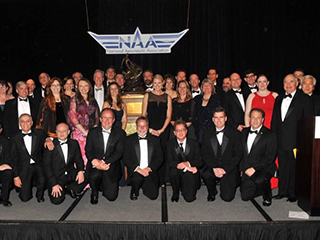 The men and women behind the dramatic landing of NASA's Curiosity rover on Mars in August 2012 were honored with the 2012 Robert J. Collier Trophy from the National Aeronautics Association.