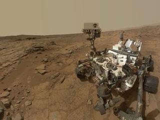 This self-portrait of NASA's Mars rover Curiosity combines dozens of exposures taken by the rover's Mars Hand Lens Imager (MAHLI) during the 177th Martian day, or sol, of Curiosity's work on Mars (Feb. 3, 2013), plus three exposures taken during Sol 270 (May 10, 2013) to update the appearance of part of the ground beside the rover.