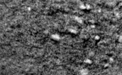 The 16 frames in this time-lapse movie show how repeated laser shots from the Chemistry and Camera (ChemCam) instrument on NASA's Mars rover Curiosity cause a pit to form at the target point in Martian soil.