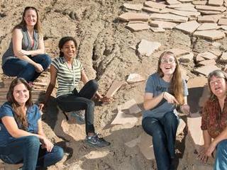 It takes a whole team to operate Curiosity's arm.  Pictured here are just a few of the team members who put their "muscle" to work every day to help operate Curiosity's arm on Mars.