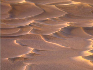 As Opportunity crept farther into "Endurance Crater," the dune field on the crater floor appears even more dramatic.