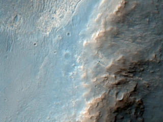 The High Resolution Imaging Science Experiment (HiRISE) camera on NASA's Mars Reconnaissance Orbiter caught this view of NASA's Mars Exploration Rover Opportunity on Feb. 14, 2014.