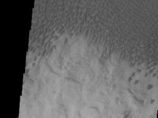 The dunes in this VIS image are located in Aonia Terra.