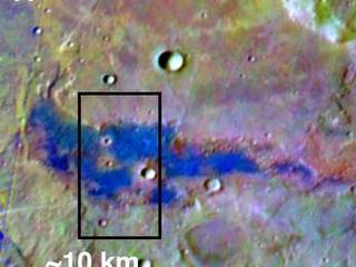 Chloride Salt Deposit in Southern Highlands of Mars