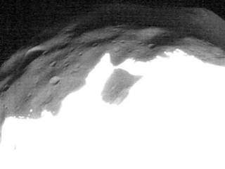 'Marsshine' on Shadowed Part of Phobos