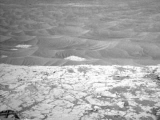 Ripples Beside 'Pahrump Hills' Outcrop at Base of Mount Sharp