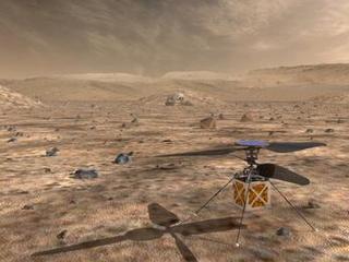 A proposed helicopter could triple the distances that Mars rovers can drive in a Martian day and help pinpoint interesting targets for study.