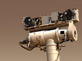 What looks like the rover "neck and head" is called the Pancam Mast Assembly.