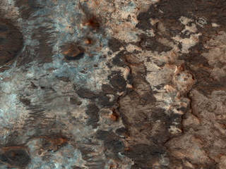 Mawrth Vallis has a rich mineral diversity, including clay minerals that formed by the chemical alteration of rocks or loose "regolith" (soil) by water.